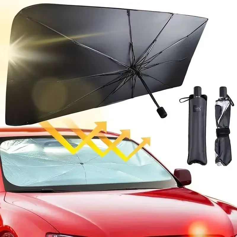 Car Sunshade Umbrella Car Sun Shade Protector Parasol Summer Sun Interior Windshield Protection for Auto Shading Car Parasol
