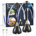 2/3Pcs Fly Fans for Tables Effective Fly Repellent Fan Keeps Flies Away with Soft Blades USB Picnic BBQ Party Fly Fans
